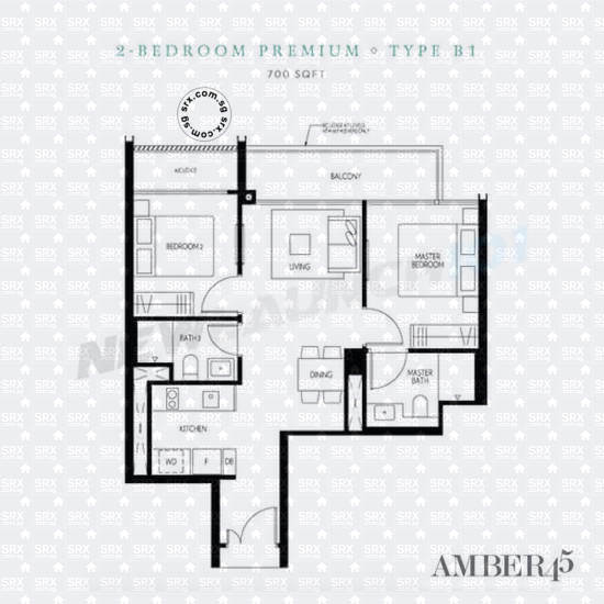 Amber 45 (D15), Apartment #1938292